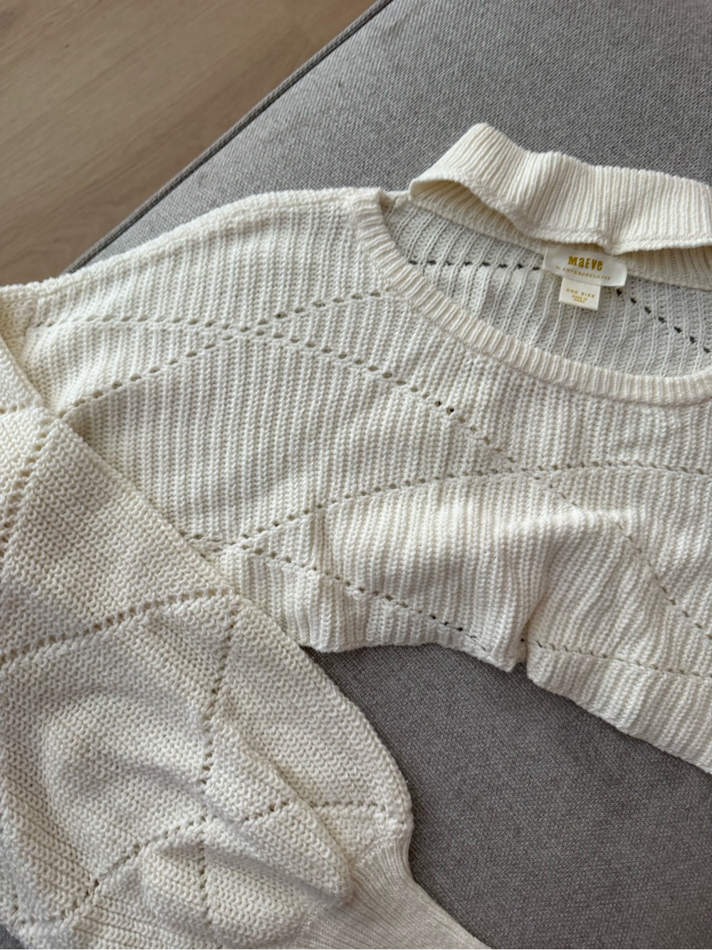 Anthropologie Cropped Layering Sweater